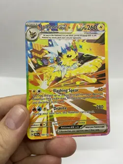 Jolteon EX Gold Metal Pokemon Card-Collectible Gift Display！Christmas COOL - Image 2