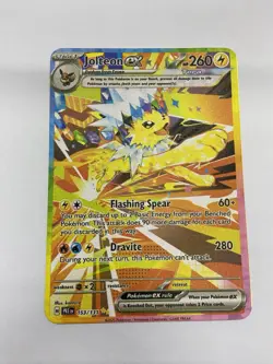 Jolteon EX Gold Metal Pokemon Card-Collectible Gift Display！Christmas COOL - Image 3