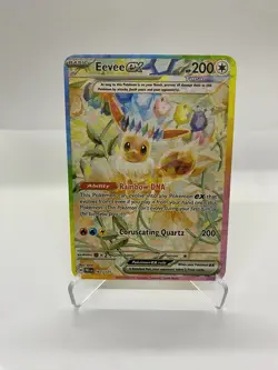 Eevee EX Gold Metal Pokemon Card-Collectible Gift Display！Christmas COOL - Image 4