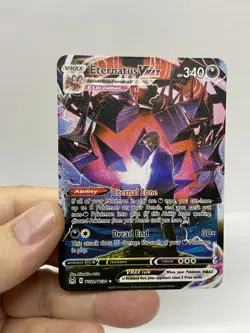 Eternatus Vmax Gold Metal Pokemon Card-Collectible Gift Display！Christmas COOL - Image 5