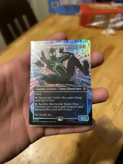 MTG Spectacular Spider-Man (0238) (Borderless) (Textured Foil) STEAL SUIT - Image 3