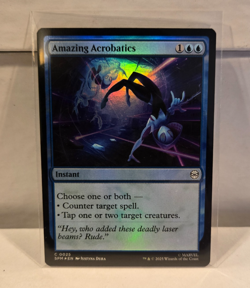 2025 Magic The Gathering MTG Marvel EN Foil C 0025 Amazing Acrobatics Holo - Image 1