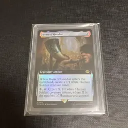 Magic: The Gathering MTG Gondor'S Horn English Surge Foil Extended Art - Image 1