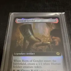 Magic: The Gathering MTG Gondor'S Horn English Surge Foil Extended Art - Image 3