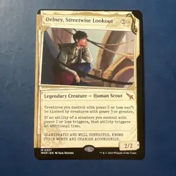 Magic: The Gathering MTG A Familiar Guard Delny English Showcase - Image 1