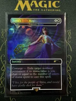 Magic: The Gathering MTG English Foil Yuna S Holy Magic The End Of Rainbow Color - Image 1
