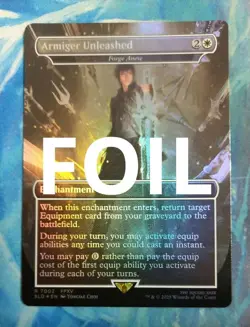 Magic: The Gathering MTG True Phantom Sword/Reforged Sld Borderless English Foil - Image 1