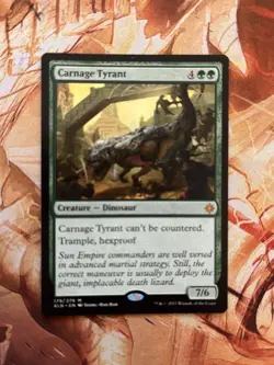 Magic: The Gathering MTG Killing Tyrant/Carnage Tyrant English Version - Image 1