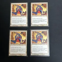 Magic: The Gathering MTG 0454 Tmp Sliver Common 4 Pieces - Image 1