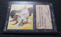 Magic: The Gathering MTG Black Frame First Edition Symbol Fallen Angel Leg - Image 2