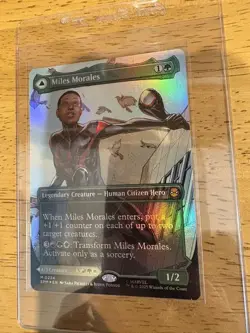 Magic: The Gathering MTG Foil Miles Morales / Ultimate Spiderman - Image 2