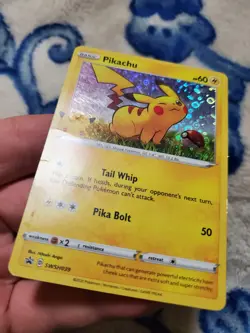 DAMAGED Pikachu Pokemon 25th Anniversary 2021 Promo Holo SWSH039 - Image 3
