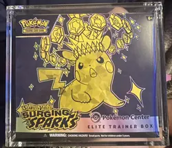 Scarlet & Violet Surging Sparks Pokemon Center Elite Trainer Box Sealed - Image 3