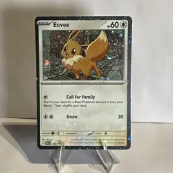 Pokemon TCG Destined Rivals Eevee SVP 200 Checklane Blister Promo Cosmo Holo NM - Image 1