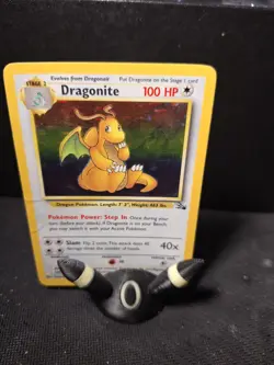 Pokemon TCG Dragonite holo 4/62 Fossil Unlimited (HP) - Image 1