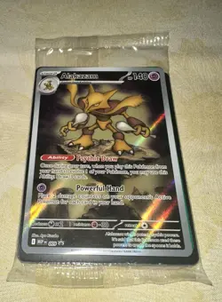 Alakazam 009 Mega Evolutions Black Star Promo Pokemon TCG Sealed NM + Dividers - Image 1