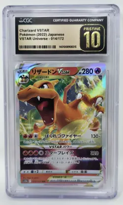 CGC PRISTINE 10 Charizard VSTAR 014/172 Pokemon V Star Universe Japanese - Image 1