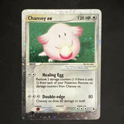 Swirl !!! Chansey ex 96/109 Ruby and Sapphire Holo Pokemon - Image 1