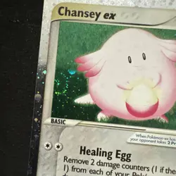 Swirl !!! Chansey ex 96/109 Ruby and Sapphire Holo Pokemon - Image 2