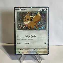 Pokemon TCG Destined Rivals Eevee SVP 200 Checklane Blister Promo Cosmo Holo NM - Image 1