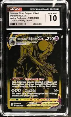 SHADOW RIDER CALYREX VMAX Astral Radiance Holo #TG30 CGC 10 Pokemon - Image 1