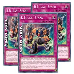 R.B. LAST STAND 3x (Ultima Resistenza R.B.) • Comune • DOOD EN095 • 1Ed • Yugioh - Image 1