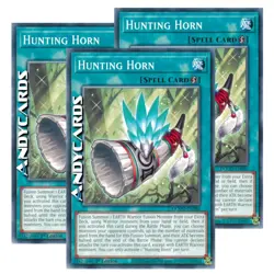 HUNTING HORN 3x (Corno Da Caccia) • Comune • DOOD EN086 • 1Ed • Yugioh ANDYCARDS - Image 1