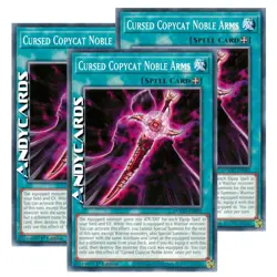 CURSED COPYCAT NOBLE ARMS 3x • Comune • DOOD EN082 • 1Ed • Yugioh! • ANDYCARDS - Image 1