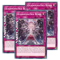QUADOGMATIKA BEAST 3x (Bestia Quadogmatika) • Comune • DOOD EN078 • 1Ed • Yugioh - Image 1