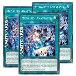 MEGALITH ANASTASIS 3x • (Anastasi Megalito) • Comune • DOOD EN066 • 1Ed • Yugioh - Image 1