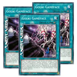 GOUKI GAMEFACE 3x • (Determinazione Gouki) • Comune • DOOD EN056 • 1Ed • Yugioh! - Image 1
