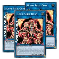 GOUKI SHEIK OGRE 3x • (Gouki Sheik Orco) • Comune • DOOD EN050 • 1Ed • Yugioh! - Image 1