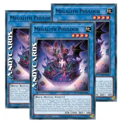 MEGALITH PHULOCH 3x • (Megalito Phuloch) • Comune • DOOD EN033 • 1Ed • Yugioh! - Image 1