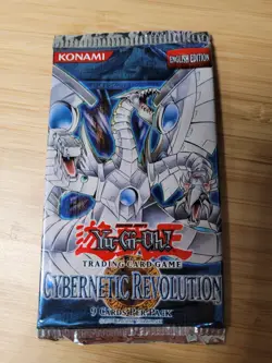 Yugioh CCG Cybernetic Revolution English Edition Booster Pack - Image 1