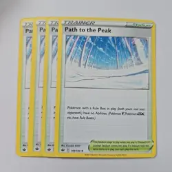 Path to The Peak 148/198 - Chilling Reign - Pokemon Trainer Card Set x4 Playset - Image 1