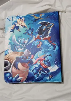 Pokemon Charizard & Blastoise Card Binder TCG 9 Pockets 50 Sleeves Holds 400 New - Image 2
