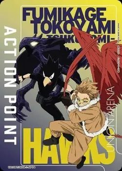 Union Arena UA10BT/MHA-1-AP04 Action point card Hawks Tokoyami AP Japanese - Image 1