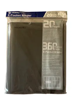 Henwei 9-Pocket Card Binder - 20 Pages, 360 Sleeved Card Capacity - Image 1
