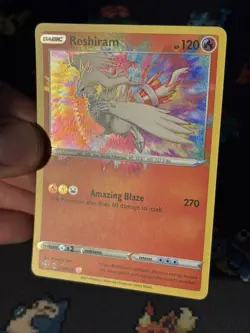 Pokemon Cards Reshiram 017/072 Amazing Rare Shining Fates - (NM) #4 - Image 2