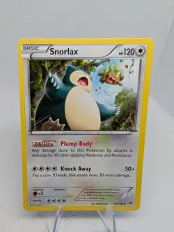 Snorlax 118/162 Uncommon XY - BREAKthrough Pokemon Tcg Card - NM - Image 1