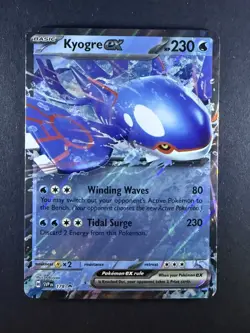 Kyogre EX 178 Scarlet & Violet Promo Cards Holo Double Rare Pokemon Card - NM - Image 1
