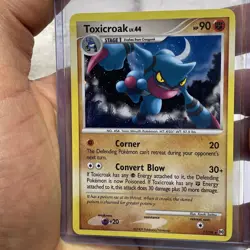 Pokemon TCG Toxicroak Holo Rare Card 11/99 Arceus 2009 - NM Pokemon Nintendo - Image 1
