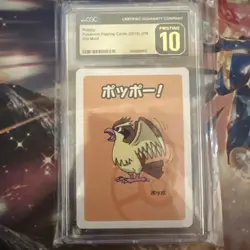 CGC 10 Pristine Pidgey Old Maid 2019 Japanese Pokemon Card - Image 1