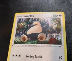 Full HD Swirl 🌀 Snorlax 140/202 Cosmos Holo Sword & Shield Promo Card NM - Image 1