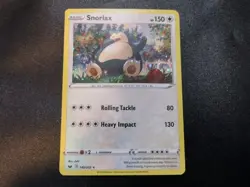 Full HD Swirl 🌀 Snorlax 140/202 Cosmos Holo Sword & Shield Promo Card NM - Image 2