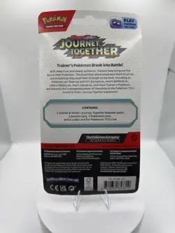 Pokemon TCG Journey Together Blister Pack Sealed with Yanma Promo Card - Image 3
