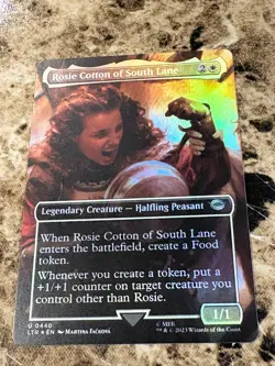 ROSIE COTTON OF SOUTH LANE Magic MTG Lord of the Rings LOTR Borderless Foil - Image 1