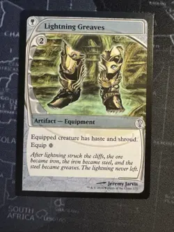 MtG MB2 Lightning Greaves #225 Future Sight Non-Foil - Image 1