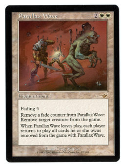 Parallax Wave -- MTG (SP+/NM Quality) - Nemesis - See scans!! - Image 1
