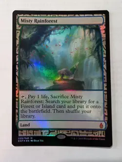 MTG Misty Rainforest Foil - Zendikar Expeditions - LP - Image 1